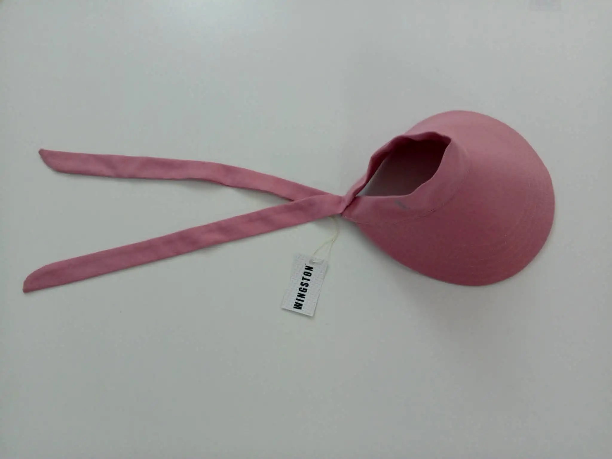 Casquette Visière à cordon- Rose Nude